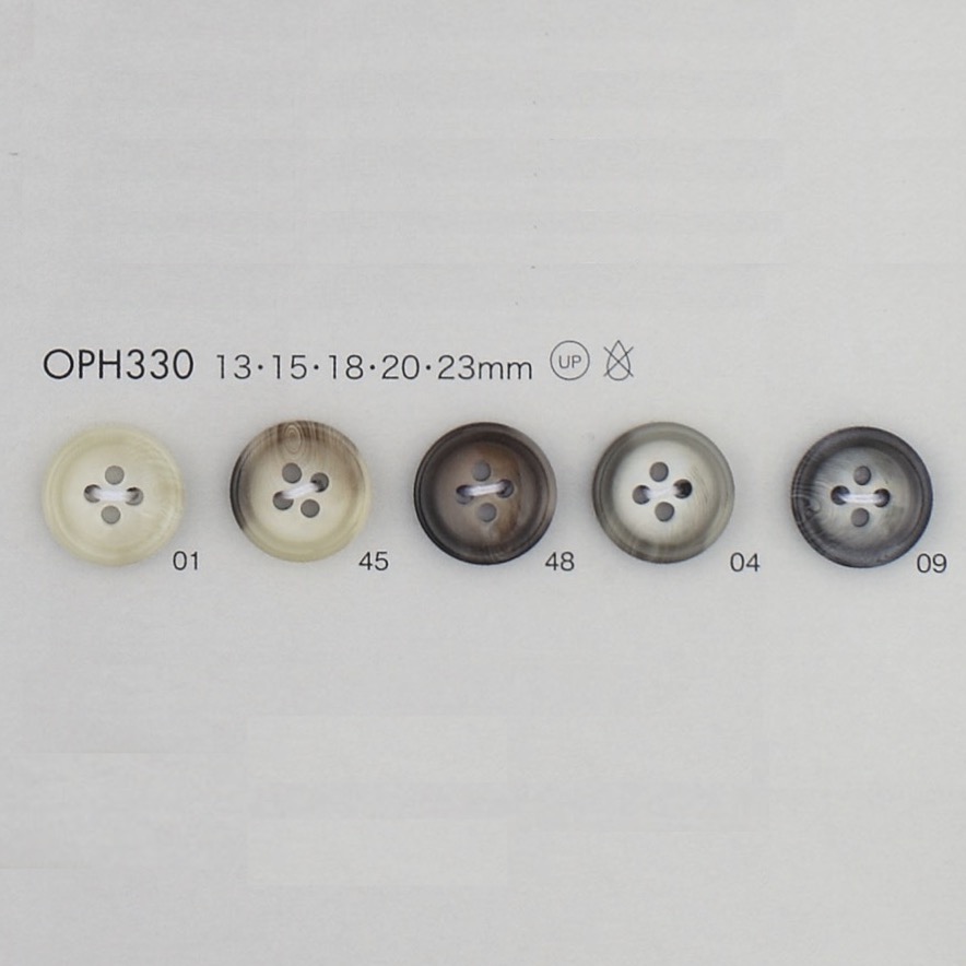 OPH330 Polyester Resin 4-hole Button