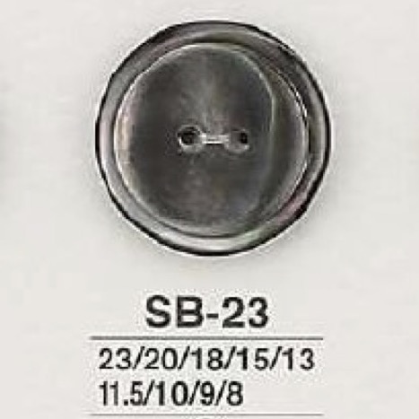 SB23 Mother Of Pearl Shell 2-hole Button