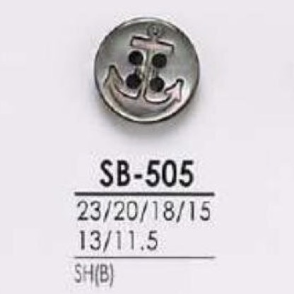 SB505 Mother Of Pearl Shell Lipped Shell Button With 4 Holes On The Front IRIS