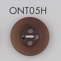 ONT05H Natural Material Corozo Nut 4 Hole Button DAIYA BUTTON