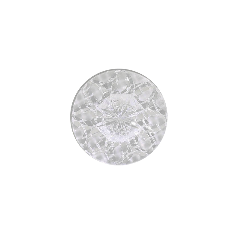 KR820 Acrylic Resin Tunnel Foot Button IRIS