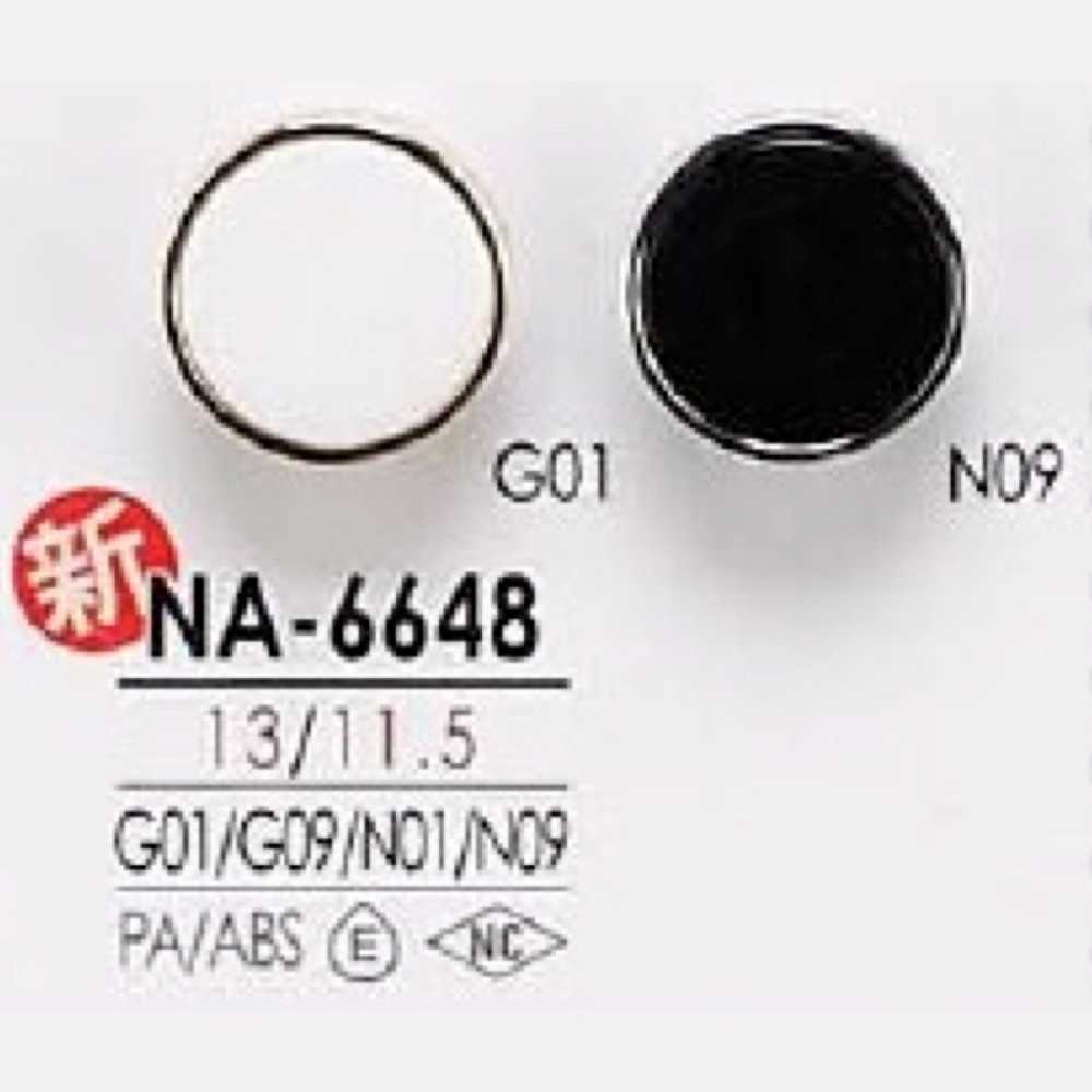 NA6648 Nylon Resin/ABS Resin Square Foot Button IRIS