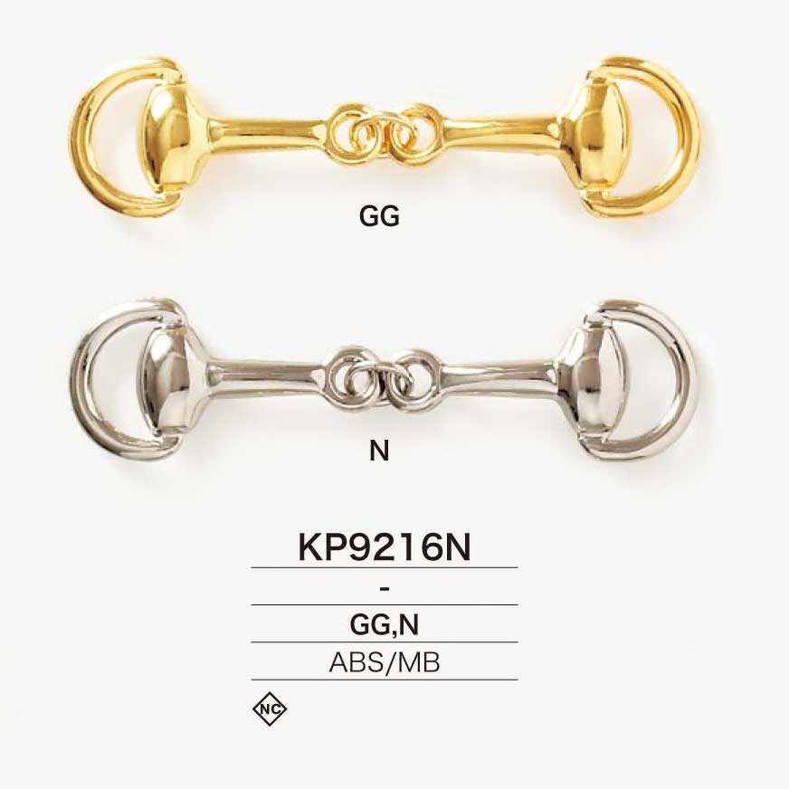 KP9216N ABS Resin/brass Horsebit[Buckles And Ring] IRIS