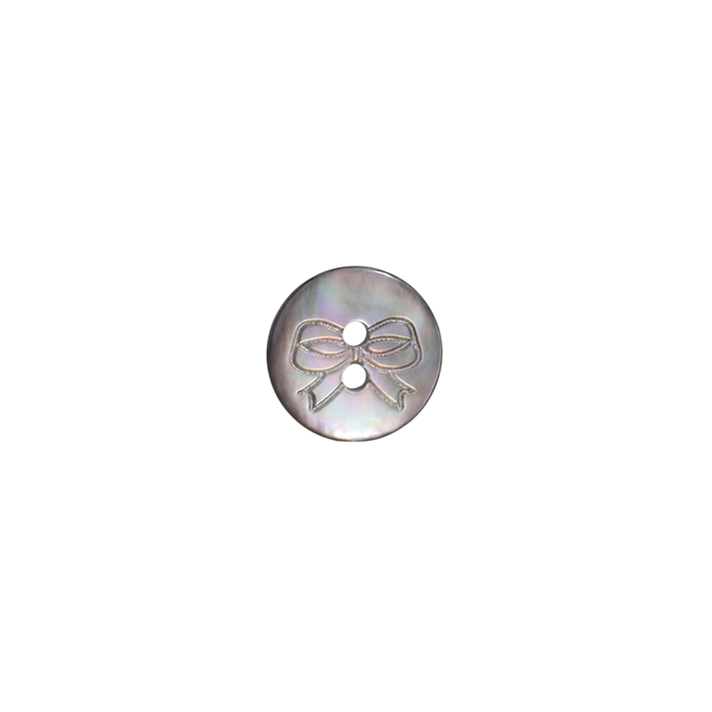 SB1002 Mother Of Pearl Shell Lipped Shell Two-hole Button IRIS