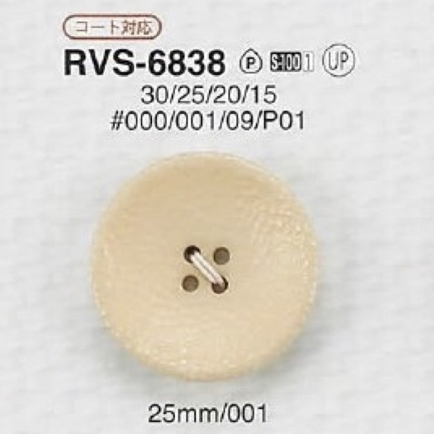 RVS6838 Polyester Resin 4-hole Button IRIS