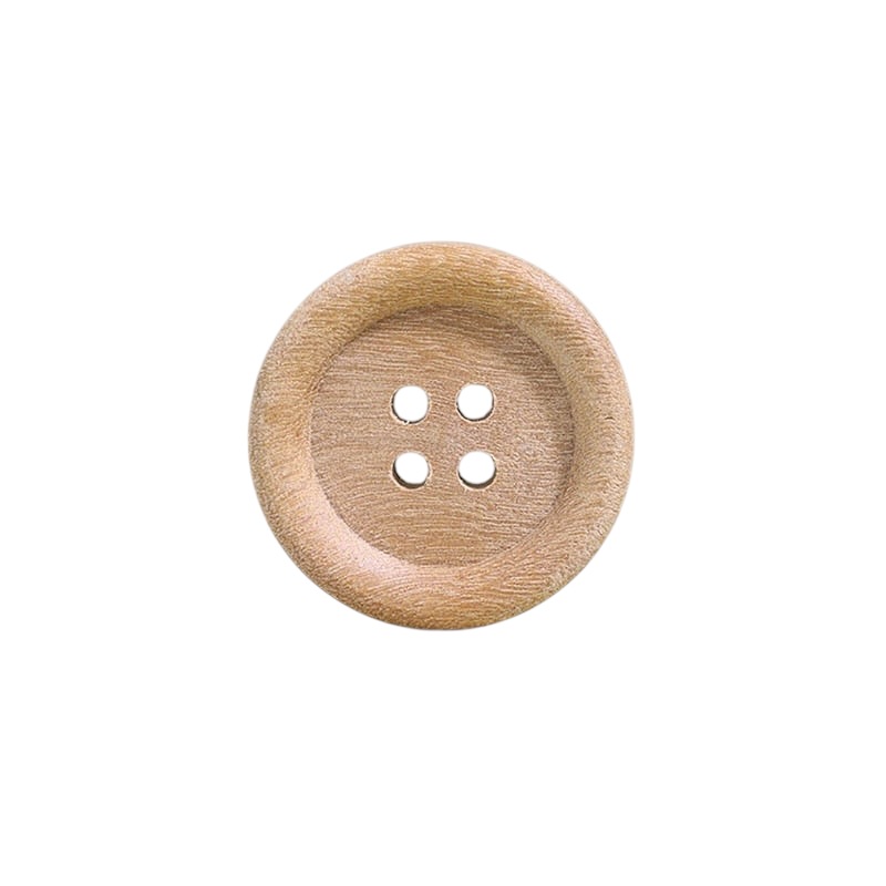 OW8400 Wooden 4-hole Button IRIS