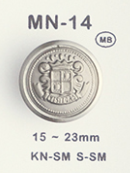 MN-14 Metal Button DAIYA BUTTON