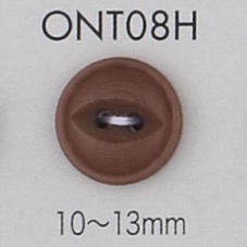 ONT08H Natural Material Corozo Nut 4 Hole Button DAIYA BUTTON