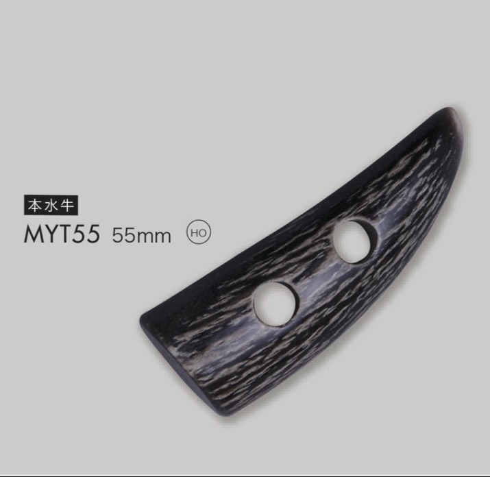 MYT55 Real Buffalo Horn Toggle Button DAIYA BUTTON