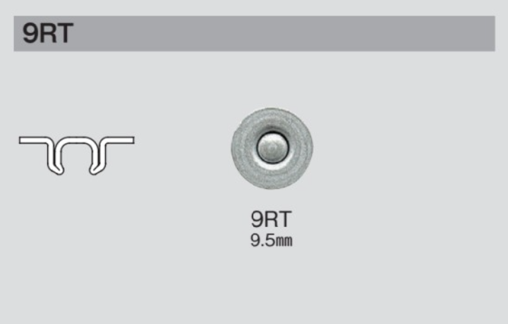 9RT 9RT Robust No Pattern B/O[Press Fastener/ Eyelet Washer] Morito