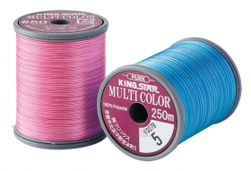 KING-STAR-MULTI King Star Multicolor Home Sewing Machine Embroidery Thread FUJIX