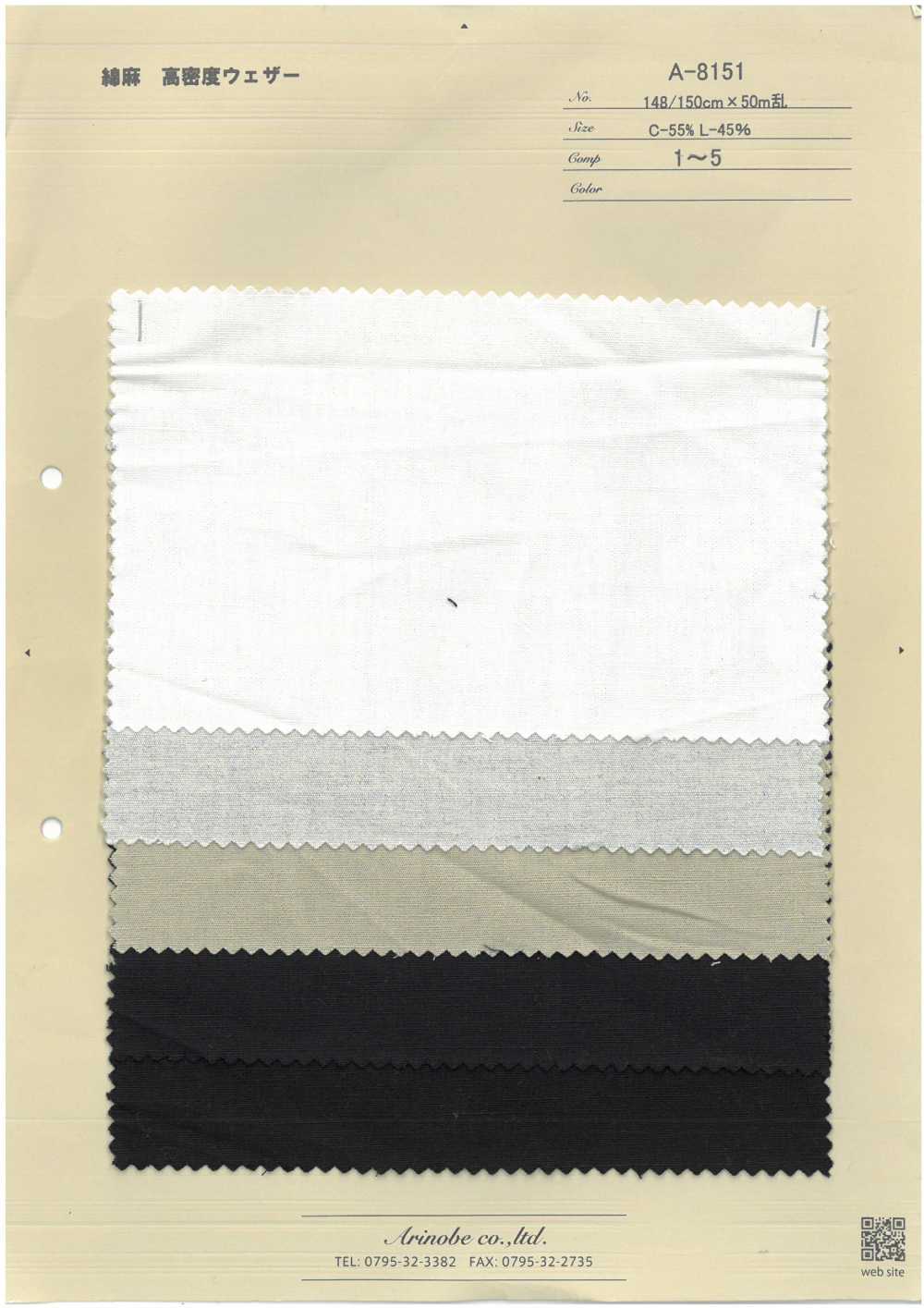 A-8151 High Density Linen Weather Cloth[Textile / Fabric] Ariyoshi Shoten