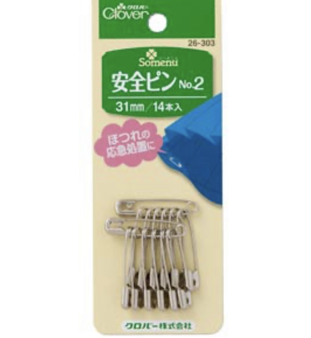 26303 Safety Pin No. 2[Handicraft Supplies] Clover