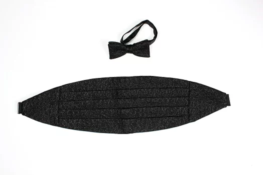 NCM-1 Nishijin- Textile Cummerbund, Mesh Black[Formal Accessories] Yamamoto(EXCY)