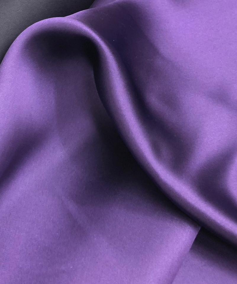 NG-PURPLE Yamanashi Fujiyoshida Silk Satin Textile[outlet] Yamamoto(EXCY)