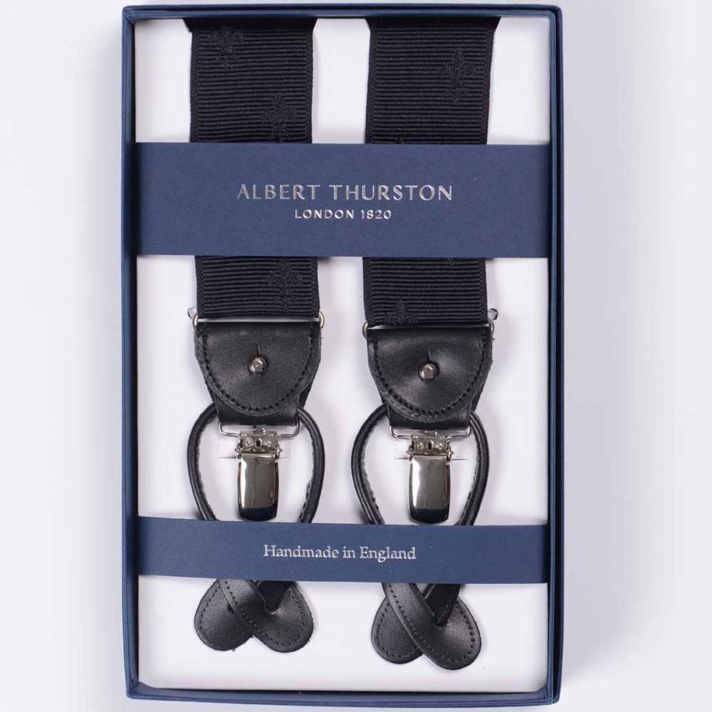 AT-1267 ALBERT THURSTON Suspenders Rigid (Ribbon) 40mm[Formal Accessories]  ALBERT THURSTON/Yamamoto & Co., Ltd. - ApparelX