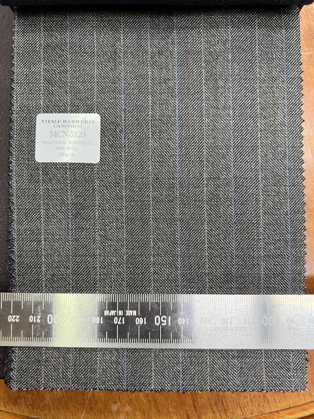 54CN5120 CANONICO TRADITIONAL WORSTED 21μ Alternate Stripe Light Brown[Textile] CANONICO