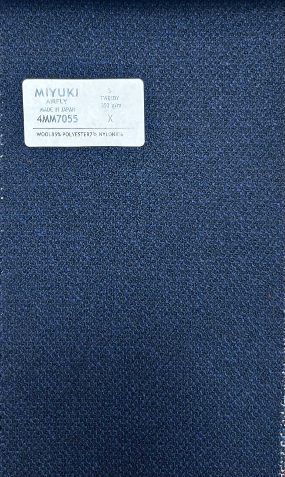 4MM7055 VARAIETESTWEEDY Navy[Textile] Miyuki Keori (Miyuki)