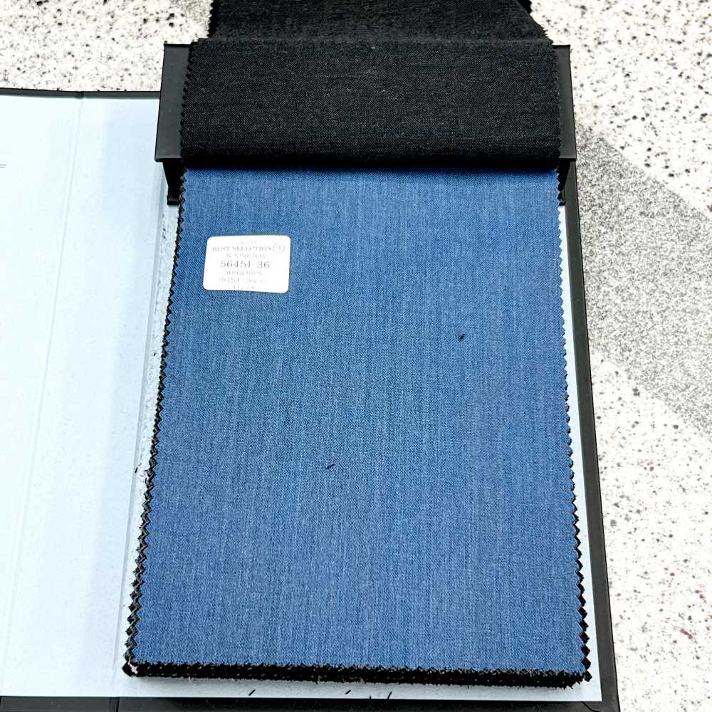 56451-36 25SS BEST SELECTION [N-STRETCH] N-Stretch Blue No Pattern[Textile] Kunishima Co., Ltd.