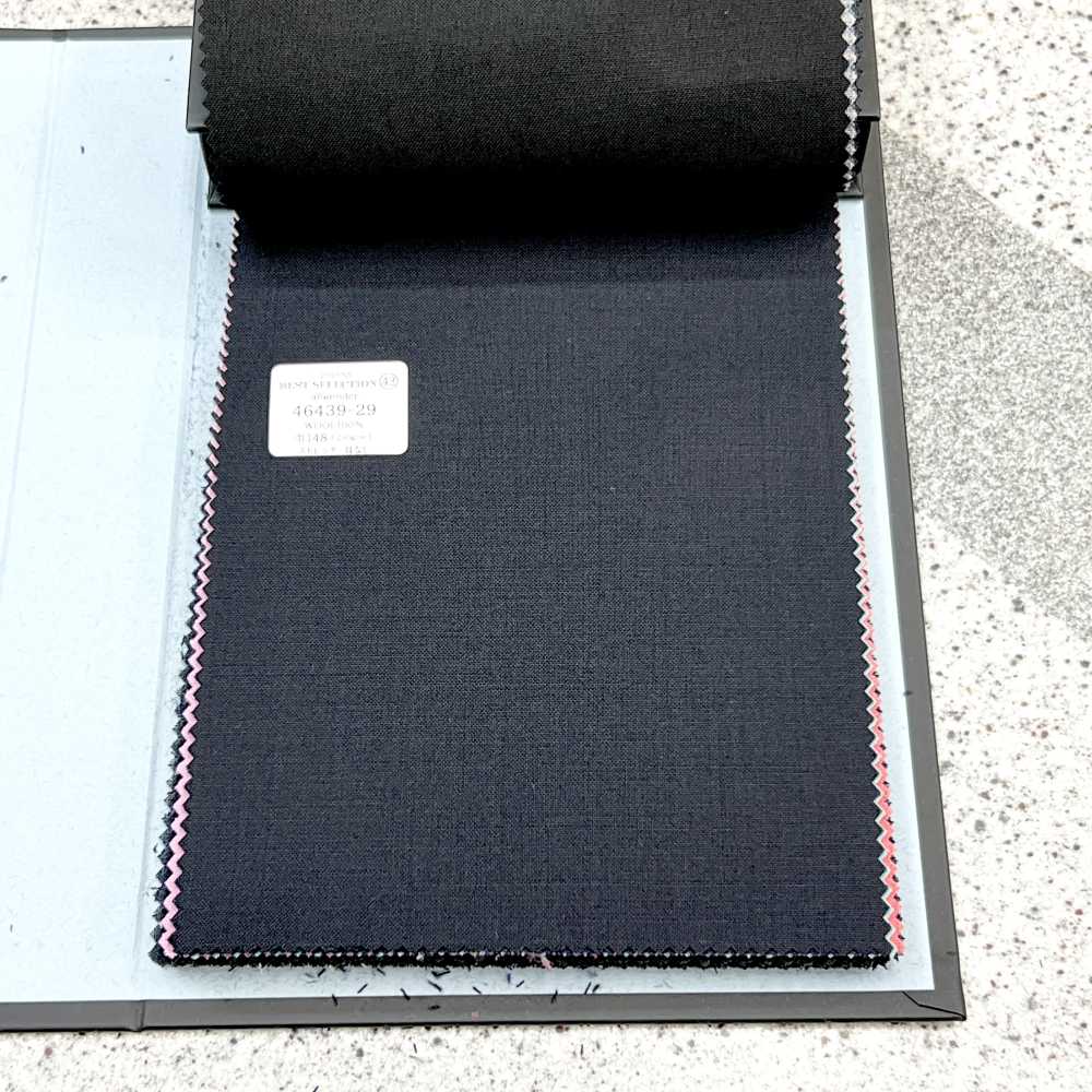 46439-29 25SS BEST SELECTION [Allgender] All-gender N-stretch Dark Blue Solid No Pattern[Textile] Kunishima Co., Ltd.