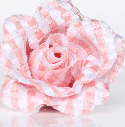 BTA-20 Japanese Jacquard Boutonniere, Gingham Check, Pink[Formal Accessories] Yamamoto(EXCY)