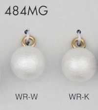 484MG Pearl-like Urea Material With Gold Button DAIYA BUTTON Sub Photo