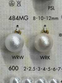 484MG Pearl-like Urea Material With Gold Button DAIYA BUTTON Sub Photo