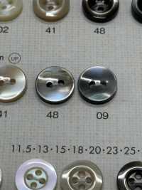 ES104 DAIYA BUTTONS Shell-like Polyester Button DAIYA BUTTON Sub Photo