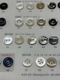 ES104 DAIYA BUTTONS Shell-like Polyester Button DAIYA BUTTON Sub Photo