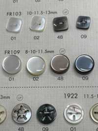 FR109 DAIYA BUTTONS Shell-like Polyester Button DAIYA BUTTON Sub Photo