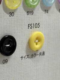 FS105 Polyester Resin 4-hole Button DAIYA BUTTON Sub Photo