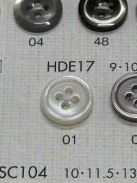 HDE17 DAIYA BUTTONS Impact Resistant HYPER DURABLE "" Series Shell-like Polyester Button "" DAIYA BUTTON Sub Photo