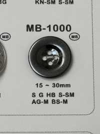 MB1000 Simple 4-hole Metal Button DAIYA BUTTON Sub Photo