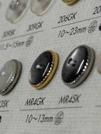 MR4GK 2-hole Plastic Button For Elegant Shirts DAIYA BUTTON Sub Photo