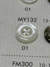 MY132 DAIYA BUTTONS Shell-like Polyester Button DAIYA BUTTON Sub Photo