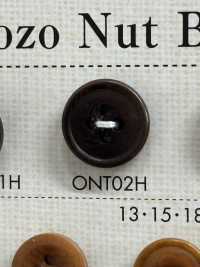 ONT02H Natural Material Corozo Nut 4-hole Button DAIYA BUTTON Sub Photo