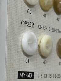 OP222 Polyester Resin 4-hole Button Sub Photo