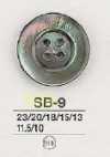 SB9 Mother Of Pearl Shell 4-hole Button