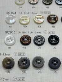 SC205 DAIYA BUTTONS Impact Resistant HYPER DURABLE "" Series Shell-like Polyester Button "" DAIYA BUTTON Sub Photo