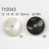 TY2043 Polyester Resin/rhinestone Buttons