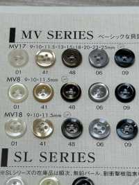 MV8 DAIYA BUTTONS Shell-like Polyester Button DAIYA BUTTON Sub Photo