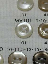 MV101 DAIYA BUTTONS Shell-like Polyester Button DAIYA BUTTON Sub Photo