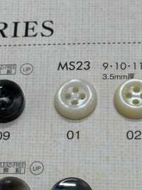 MS23 DAIYA BUTTONS Shell-like Polyester Button DAIYA BUTTON Sub Photo