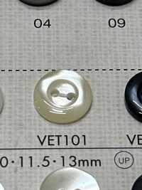 VET101 DAIYA BUTTONS Shell-like Polyester Button DAIYA BUTTON Sub Photo