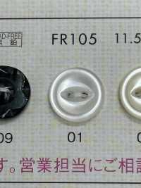 FR105 DAIYA BUTTONS Shell-like Polyester Button (Cat Eyes) DAIYA BUTTON Sub Photo