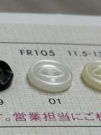 FR105 DAIYA BUTTONS Shell-like Polyester Button (Cat Eyes) DAIYA BUTTON Sub Photo