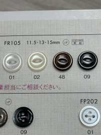 FR105 DAIYA BUTTONS Shell-like Polyester Button (Cat Eyes) DAIYA BUTTON Sub Photo