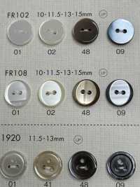 FR108 DAIYA BUTTONS Shell-like Polyester Button DAIYA BUTTON Sub Photo