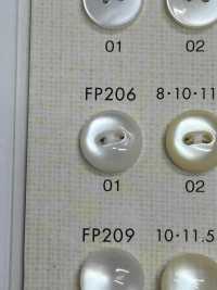 FP206 DAIYA BUTTONS Shell-like Polyester Button DAIYA BUTTON Sub Photo