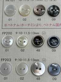 FP200 DAIYA BUTTONS Shell-like Polyester Button DAIYA BUTTON Sub Photo